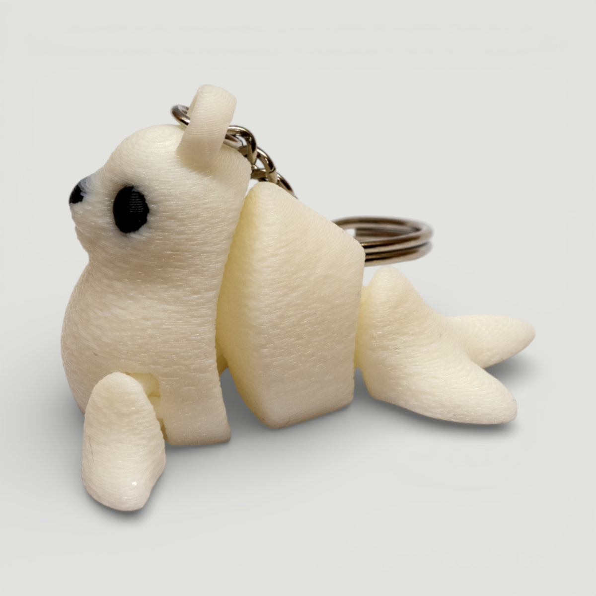 Eklemli Sevimli Fok Balığı Anahtarlık