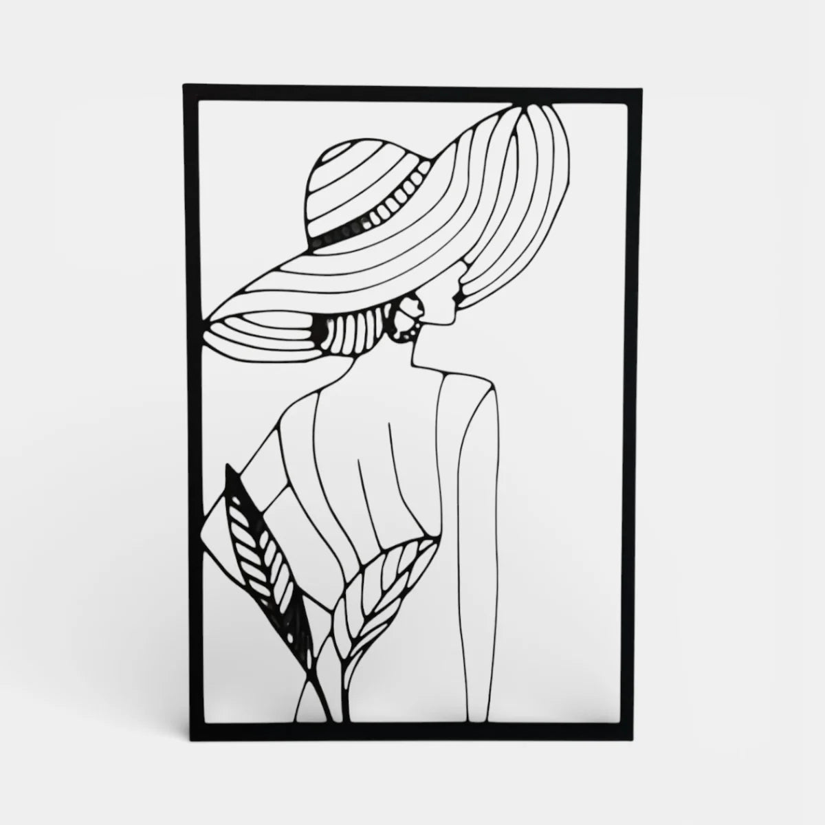 Lady | Dekoratif Duvar Süsü