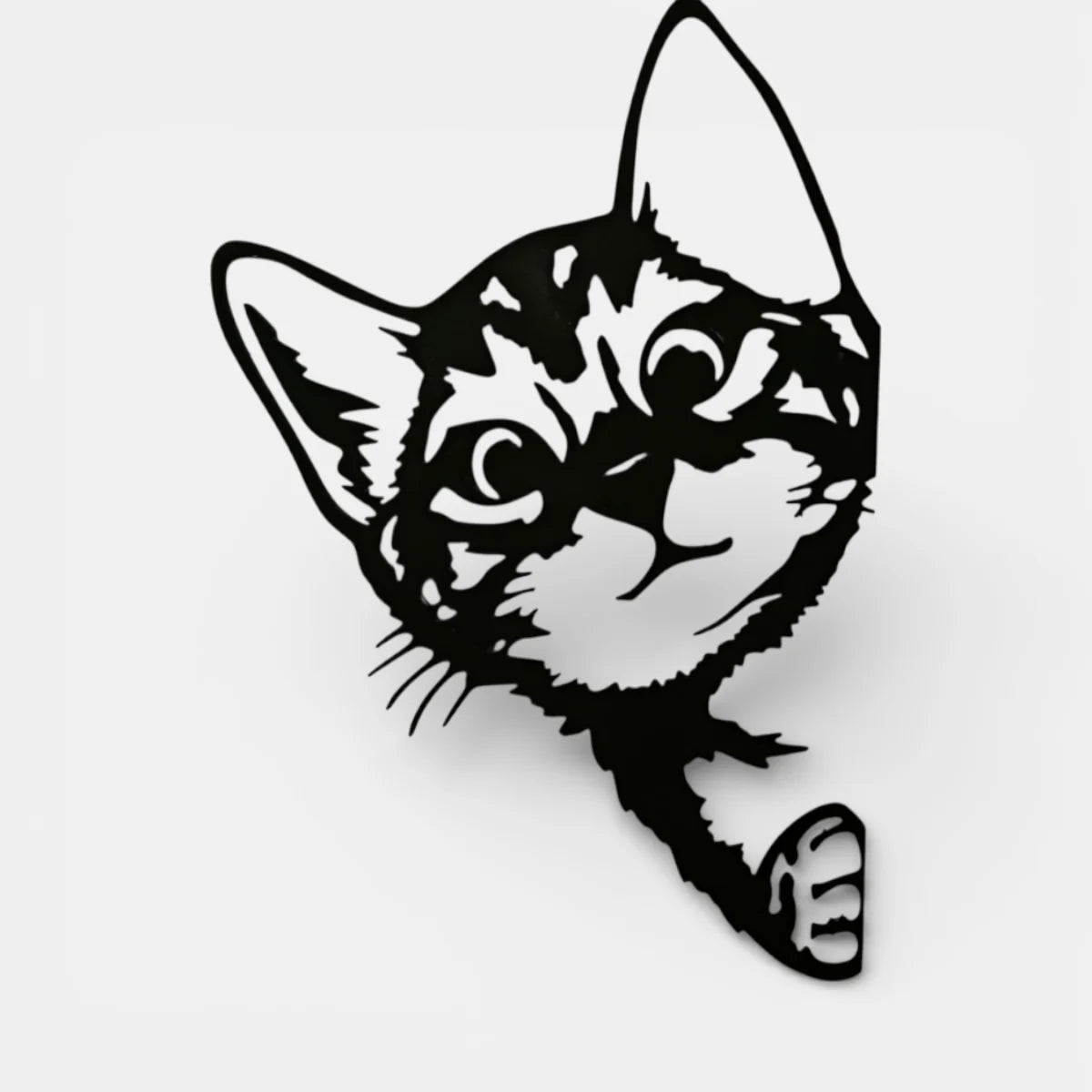 Meraklı Kedi | Dekoratif Duvar Süsü