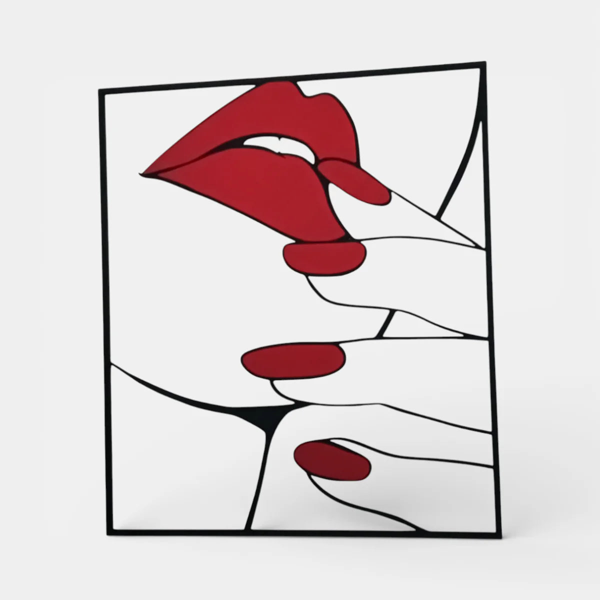 Ruj ve Oje | Dekoratif Duvar Süsü