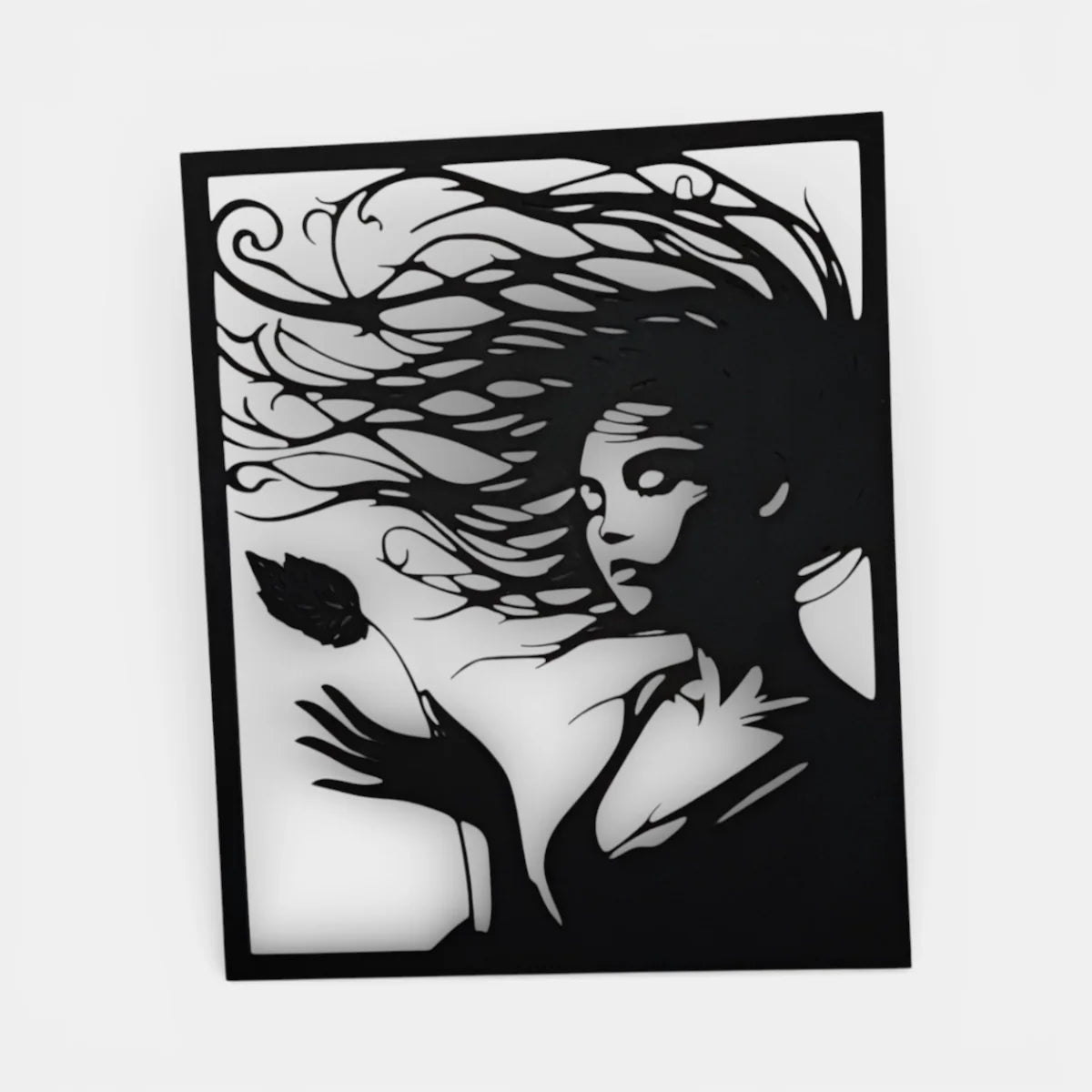 Rüzgardaki Kadın | Dekoratif Duvar Süsü