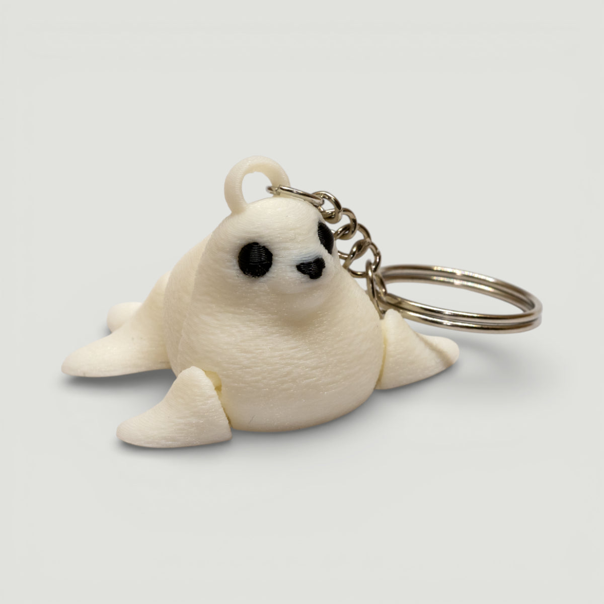 Eklemli Sevimli Fok Balığı Anahtarlık