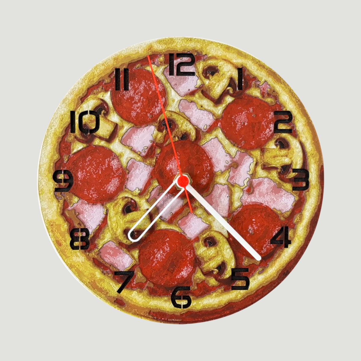 Pizza – Dekoratif Masaüstü & Duvar Saati