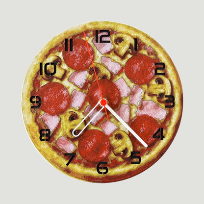 Pizza – Dekoratif Masaüstü & Duvar Saati