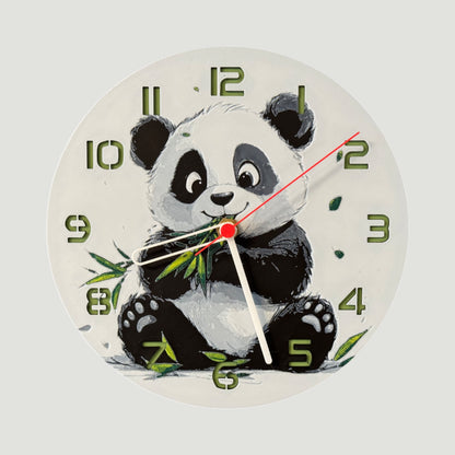 Panda – Dekoratif Masaüstü & Duvar Saati