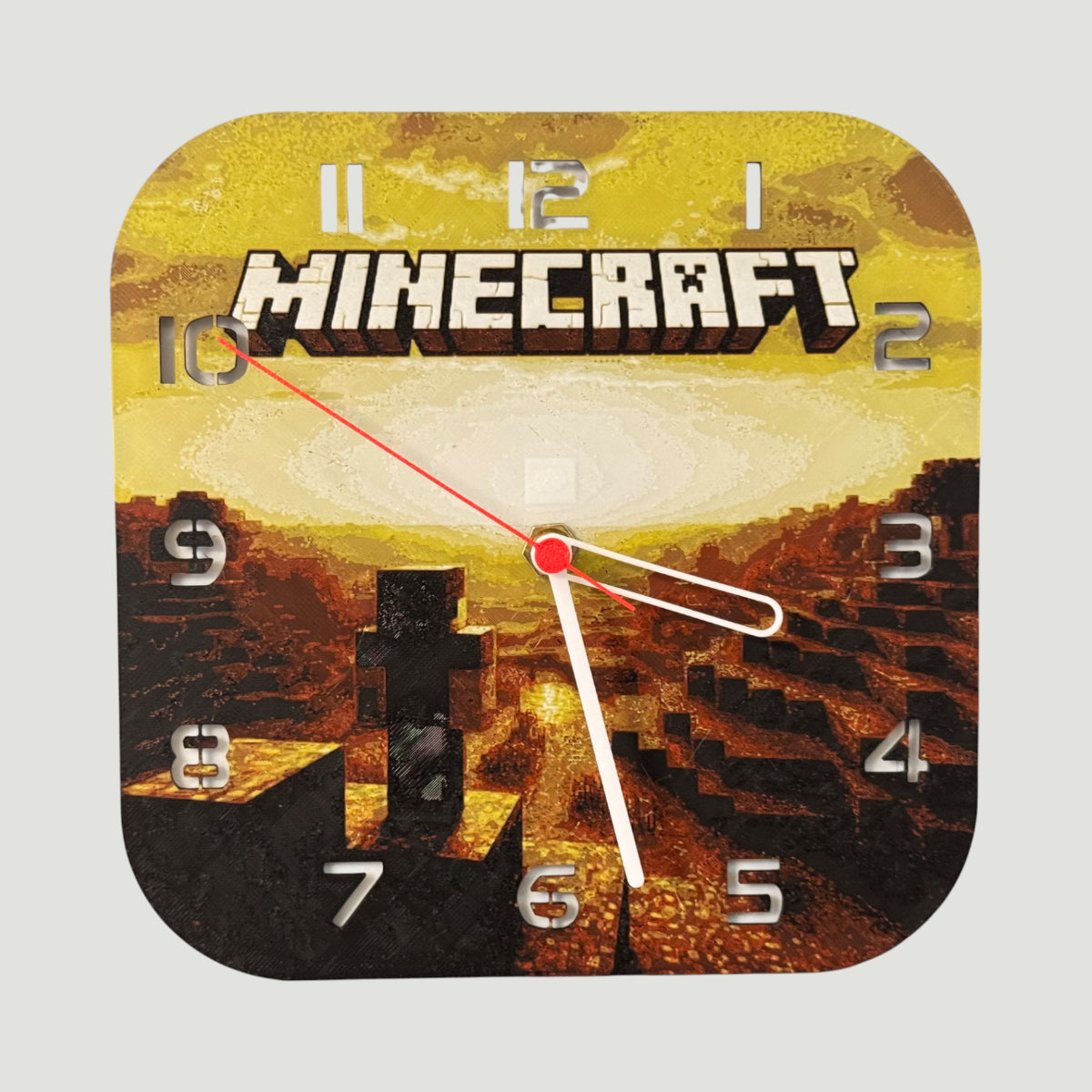 Minecraft – Dekoratif Masaüstü & Duvar Saati