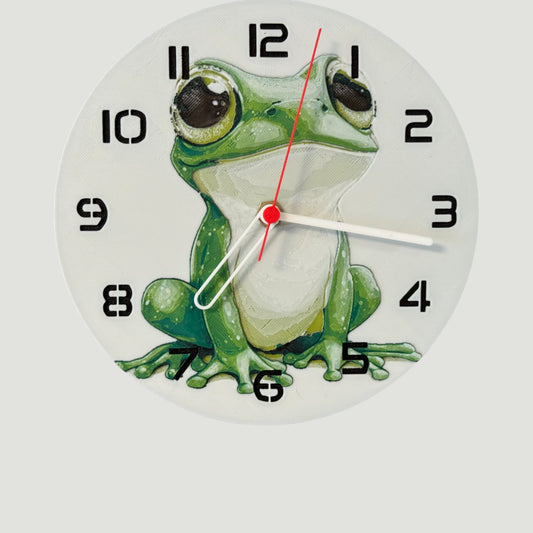 Kurbağa – Dekoratif Masaüstü & Duvar Saati