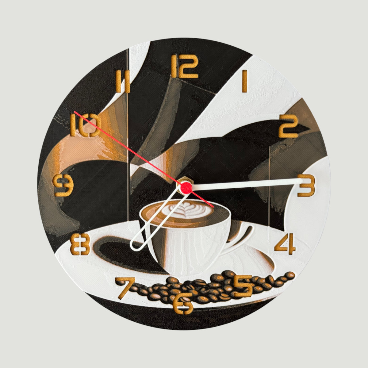 Kahve – Dekoratif Masaüstü & Duvar Saati