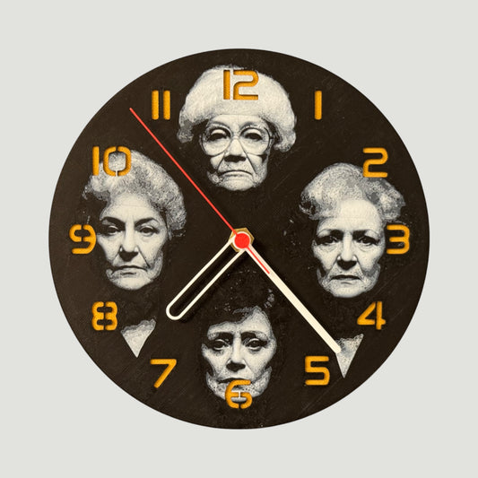 Altın Kızlar – Dekoratif Masaüstü & Duvar Saati