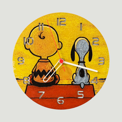 Charlie & Snoopy – Dekoratif Masaüstü & Duvar Saati