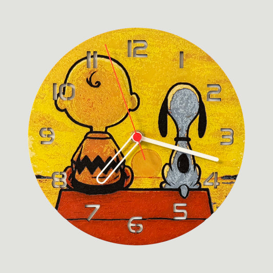 Charlie & Snoopy – Dekoratif Masaüstü & Duvar Saati
