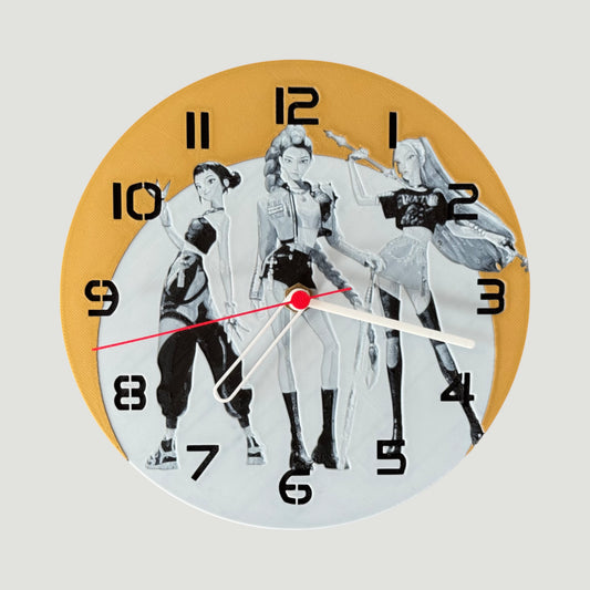 K-POP Demon Hunters – Dekoratif Masaüstü & Duvar Saati