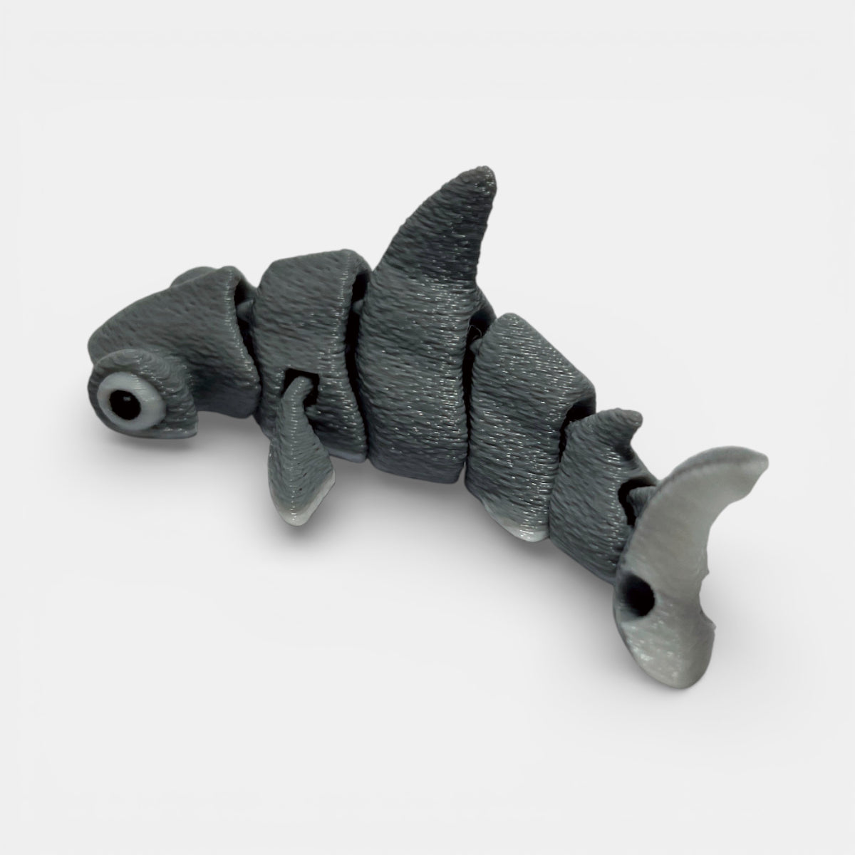 Eklemli Köpekbalığı Anahtarlık – Hareketli 3D Baskı Figür