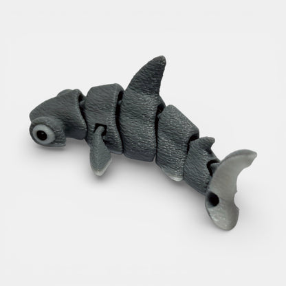 Eklemli Köpekbalığı Anahtarlık – Hareketli 3D Baskı Figür