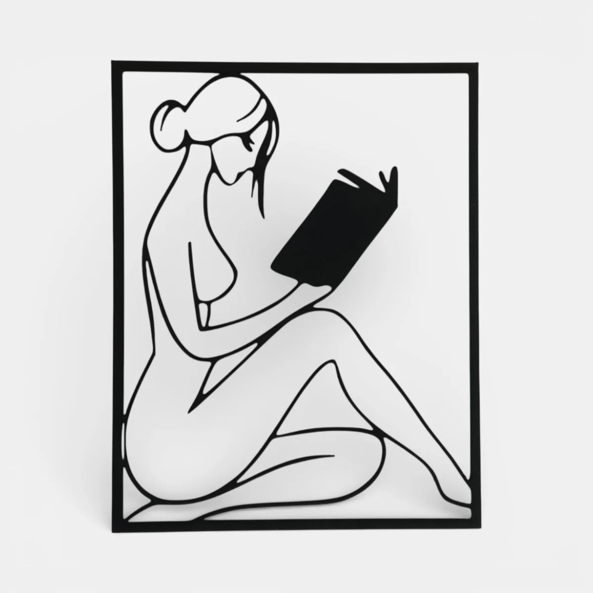 Kitabın İçinde Kaybolmak | Dekoratif Duvar Süsü