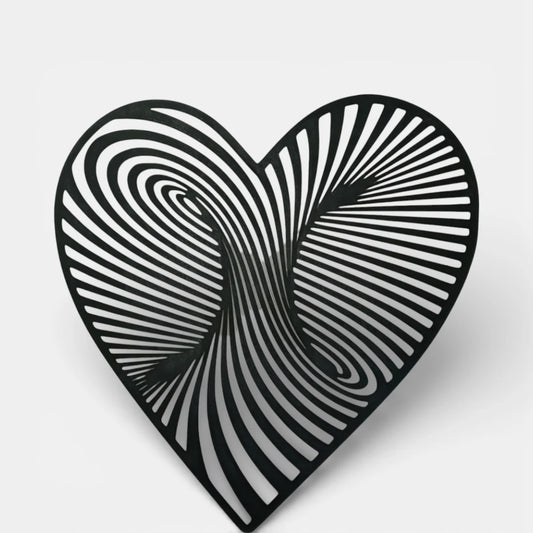 Çarpık Kalp | Dekoratif Duvar Süsü