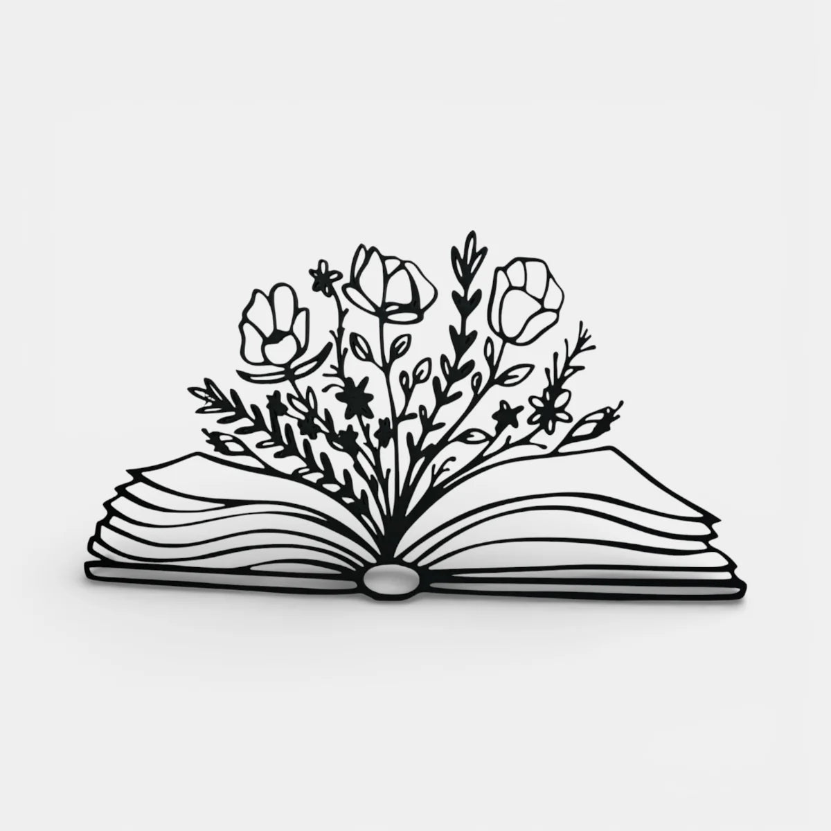 Flower Book | Dekoratif Duvar Süsü