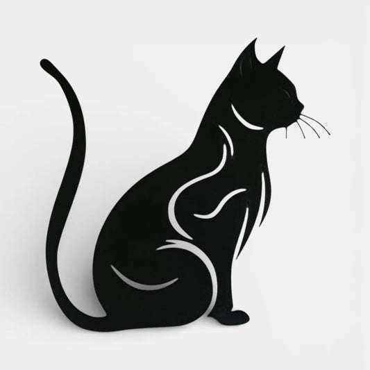 Kara Kedi | Dekoratif Duvar Süsü