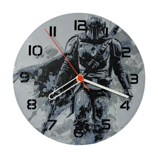 Mandalorian – Dekoratif Masaüstü & Duvar Saati