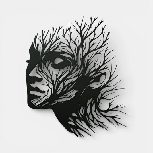 Nature Face | Dekoratif Duvar Süsü