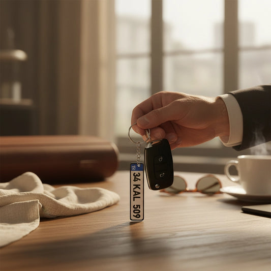 Kişiye Özel Plaka Anahtarlık