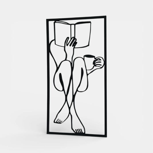 Reader | Dekoratif Duvar Süsü