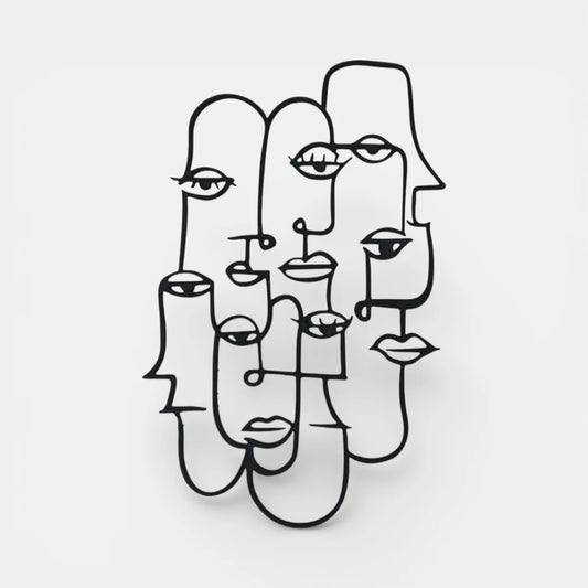 Yüzler | Dekoratif Duvar Süsü